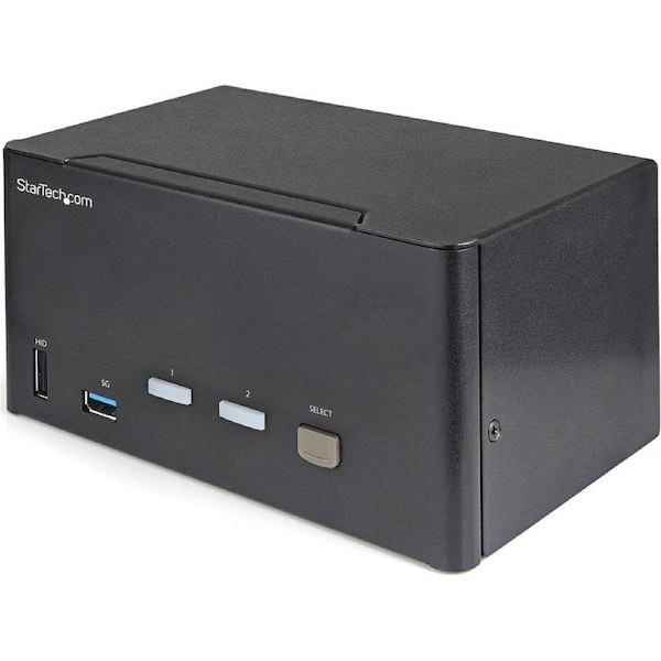 StarTech.com KVM Switchbox - TAA Compliant - 2 Computer(s) - 1 Local User(s) - 8 x USB - 9 x DisplayPort - Desktop