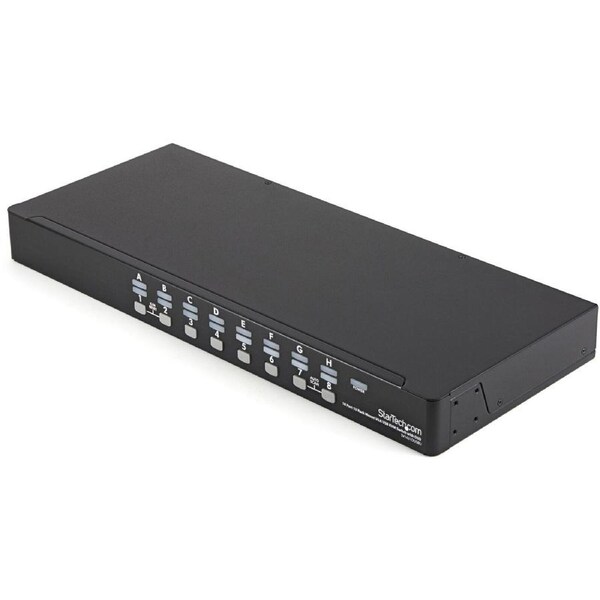 StarTech.com SV1631DUSBUK KVM Switchbox - TAA Compliant - 16 Computer(s) - 1920 x 1440 - 2 x USB - 1 x VGA - 1U - Rack-mountable