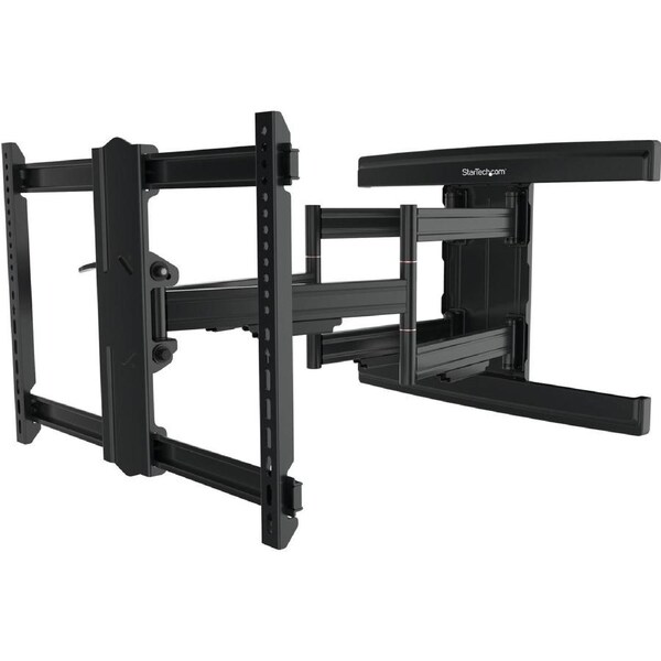 StarTech.com TV Wall Mount supports up to 100" VESA Displays - Low Profile Full Motion Large TV Wall Mount - Heavy Duty Adjustab