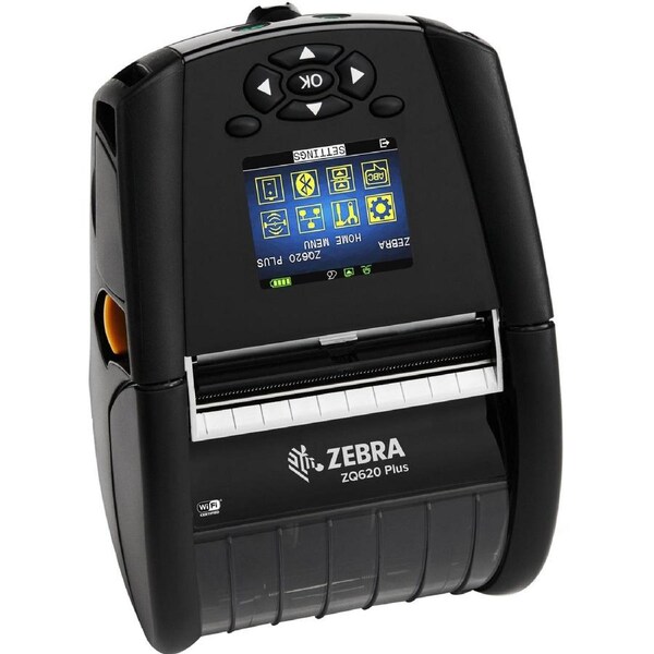 Zebra ZQ620 Plus Desktop, Industrial, Mobile Direct Thermal Printer - Monochrome - Label/Receipt Print - Bluetooth - Wireless LAN - Near Field (NFC)