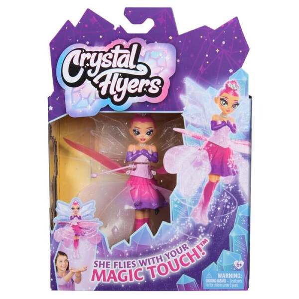 Crystal Flyers Magical Flying Toy Doll with Crystal Wings