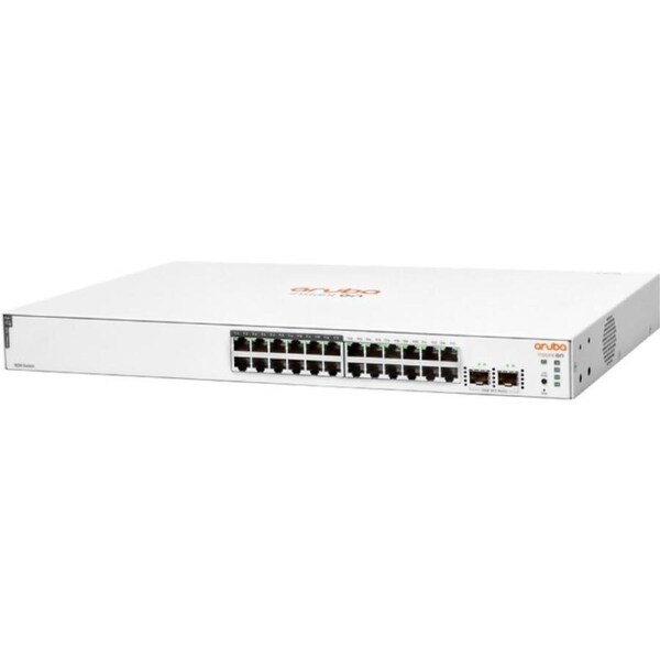 Aruba Instant On 1830 24 Ports Manageable Ethernet Switch - Gigabit Ethernet - 10/100/1000Base-T - 2 Layer Supported - 2 SFP Slo