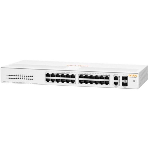 Aruba Instant On 1430 26 Ports Ethernet Switch - Gigabit Ethernet - 10/100/1000Base-T, 1000Base-X - 2 Layer Supported - Modular