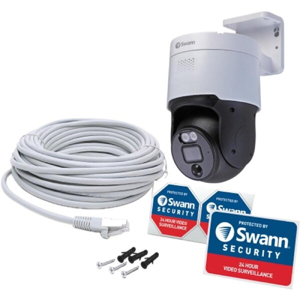 Swann Enforcer NHD-900PT Indoor/Outdoor 4K Network Camera - Colour - 39.62 m Infrared Night Vision - 3840 x 2160 - IP66 - Weathe