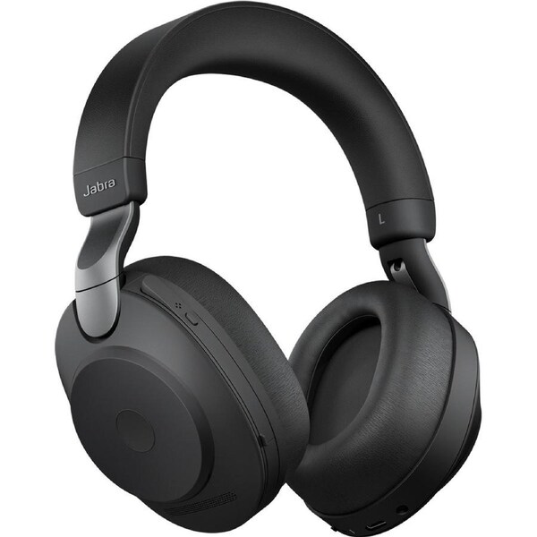 Jabra Evolve2 85 Wireless Over-the-head Stereo Headset - Black - Binaural - Supra-aural - Bluetooth