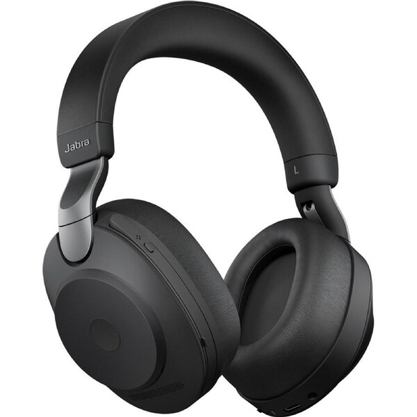 Jabra Evolve2 85 Wireless Over-the-head Stereo Headset - Black - Binaural - Supra-aural - Bluetooth