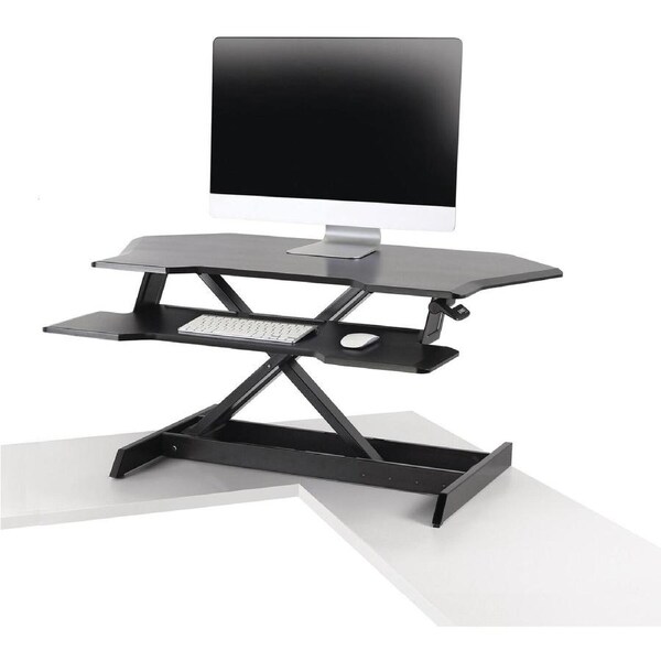 Ergotron WorkFit Height Adjustable Multipurpose Desktop Riser - Up to 76.2 cm (30") Screen Support - 15.88 kg Load Capacity - Desktop, Tabletop - -