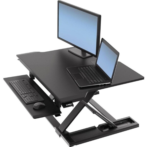 Ergotron WorkFit Height Adjustable Multipurpose Desktop Riser - Up to 76.2 cm (30") Screen Support - 18.14 kg Load Capacity - 50.8 cm Height - -