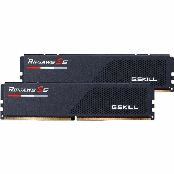 G.SKILL Ripjaws S5 RAM Module for Desktop PC, Motherboard - 64 GB (2 x 32GB) - DDR5-6800/PC5-54400 DDR5 SDRAM - 6800 MHz - CL34 - 1.40 V - Non-ECC -