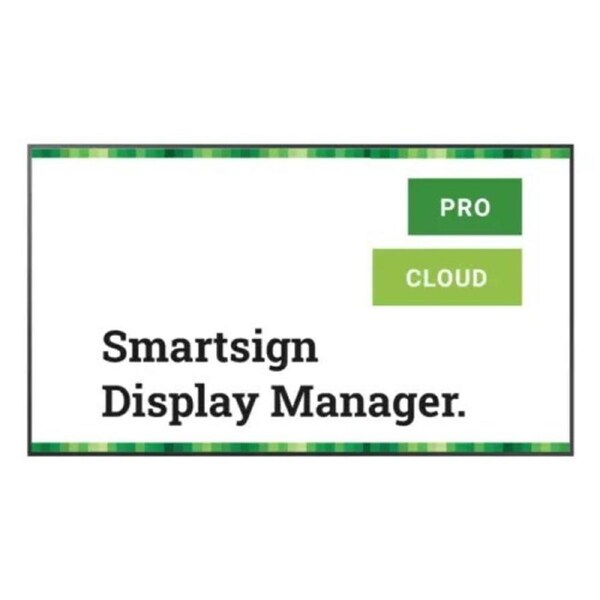 Display Manager Cloud Pro 1 Year + Samsung 55' QB55C LCD Digital Signage Display