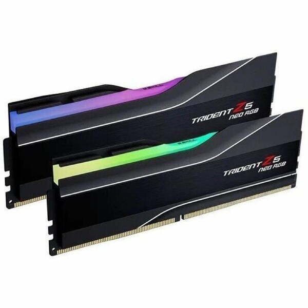 G.SKILL Trident Z5 Neo RGB F5-6400J3239G16GX2-TZ5NR RAM Module for Desktop PC, Motherboard - 32 GB (2 x 16GB) - RGB - DDR5-6400/PC5-51200 DDR5 SDRAM
