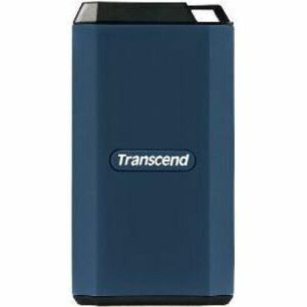 Transcend ESD410C 2 TB Portable Solid State Drive - External - Dark Blue - Desktop PC, Tablet PC, Notebook, Gaming Console, Smartphone Device - USB C