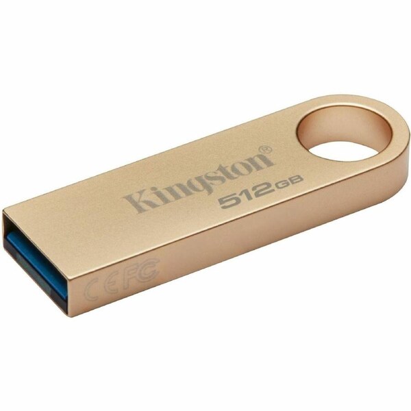 Kingston DataTraveler SE9 G3 512 GB USB 3.2 (Gen 1) Type A Flash Drive - 220 MB/s Read Speed - 100 MB/s Write Speed
