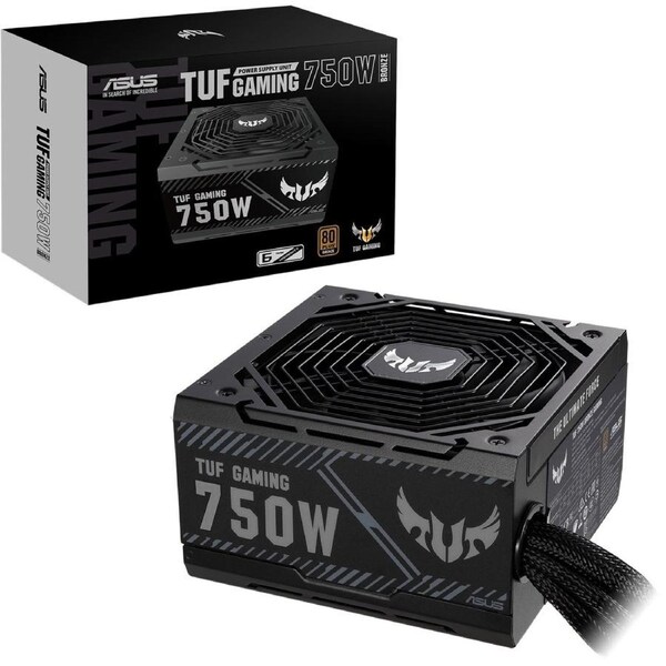 Asus TUF Gaming TUF-750B-GAMING ATX12V/EPS12V Power Supply - 750 W - Internal - 120 V AC, 230 V AC Input - 3.3 V DC Output - 1 +12V Rails - 1 Fan(s)