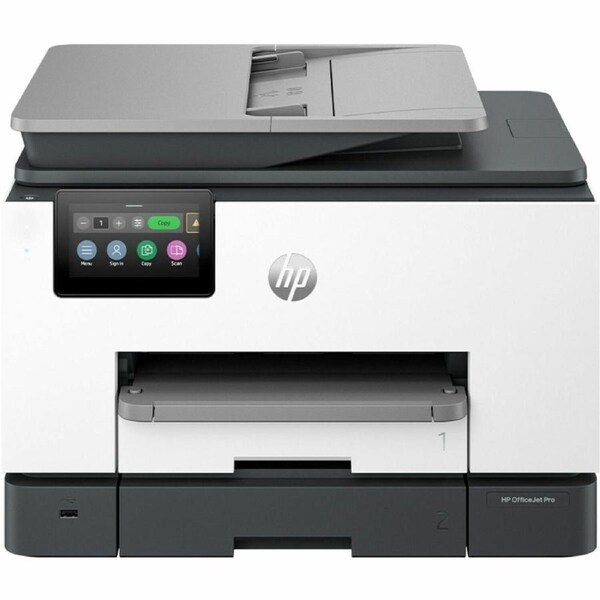 HP Officejet Pro 9130e Wired & Wireless Inkjet Multifunction Printer - Colour - Cement - Copier/Fax/Printer/Scanner - 39 ppm Mono/39 ppm Color Print