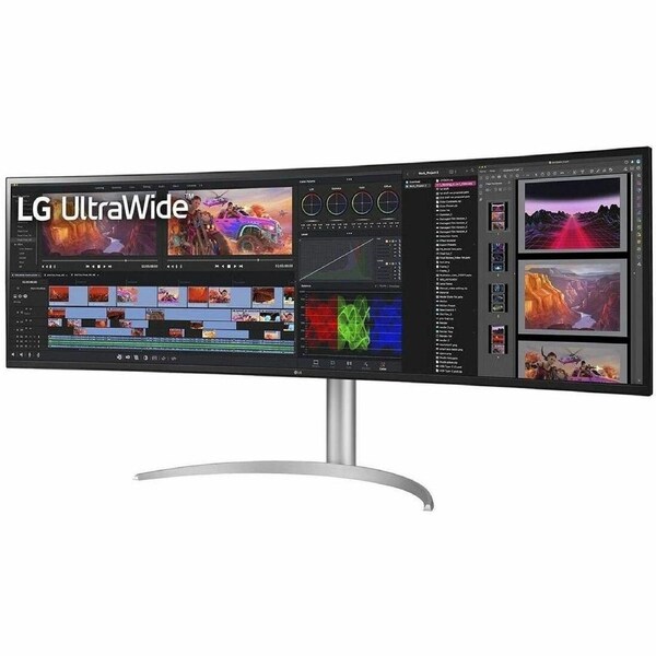 LG 49WQ95C-W 49" Class UW-QHD Curved Screen Gaming LCD Monitor - 32:9 - 49" Viewable - Nano In-plane Switching (Nano IPS) Technology - 5120 x 1440 -