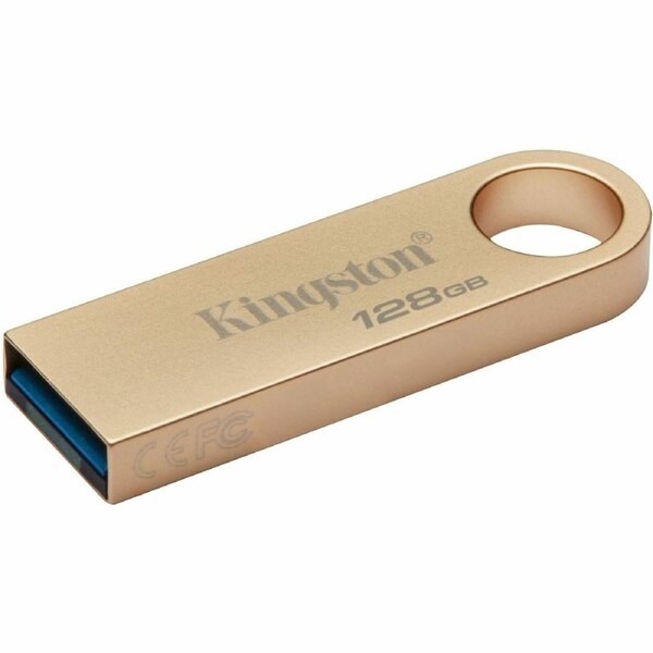 Kingston DataTraveler SE9 G3 128 GB USB 3.2 (Gen 1) Type A Flash Drive - 220 MB/s Read Speed - 100 MB/s Write Speed
