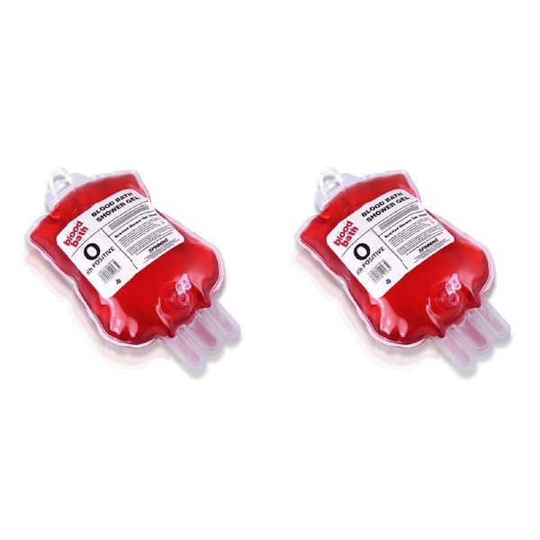 2PK Gift Republic 400ml Blood Bath Liquid Shower Gel Scented Fragrance Cherry