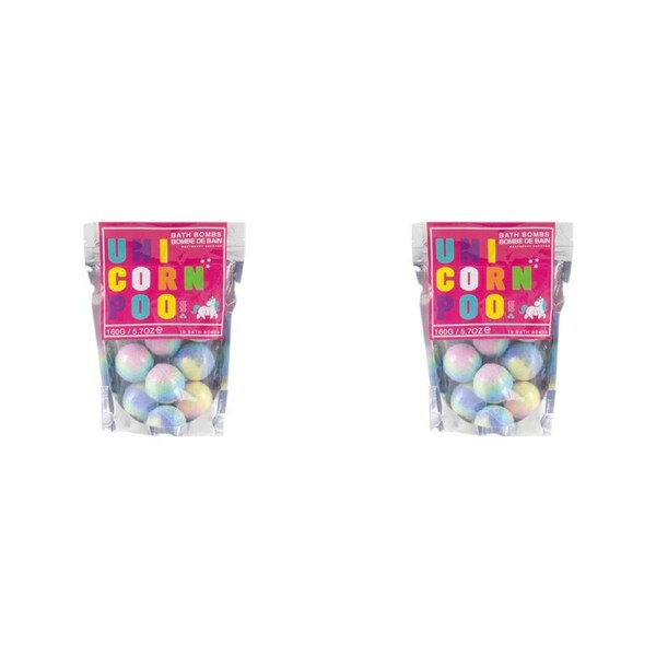 20pc Gift Republic 16g Unicorn Poo Bath Bomb Scented Fizzies Fragrance Raspberry