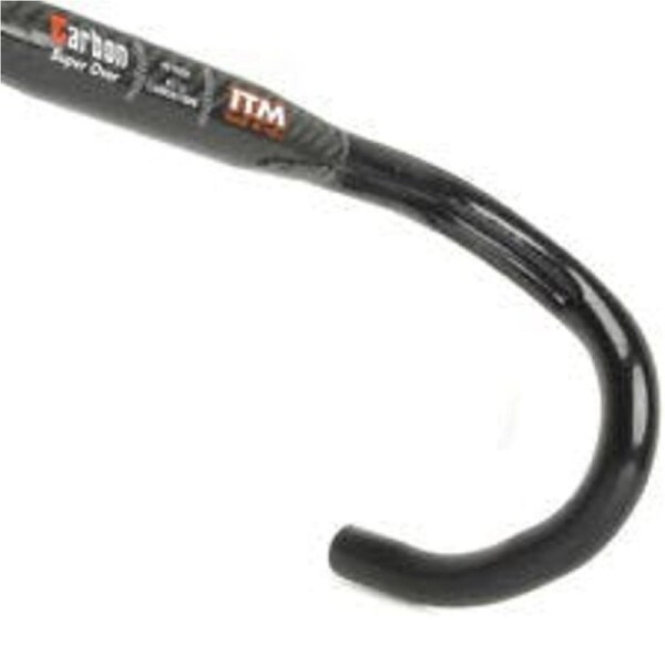 ITM Alu Carbon Black Bars 440Mm - Black Size 440mm