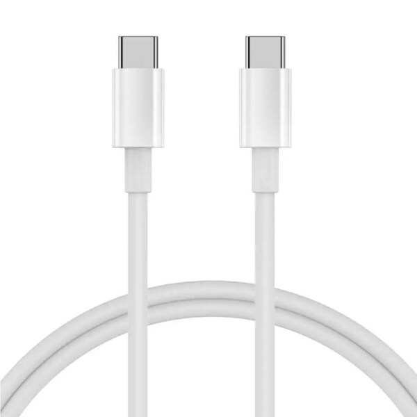 USB Type C to Type C Data Charge Cable Fast Charging 5A 100W USB-C White