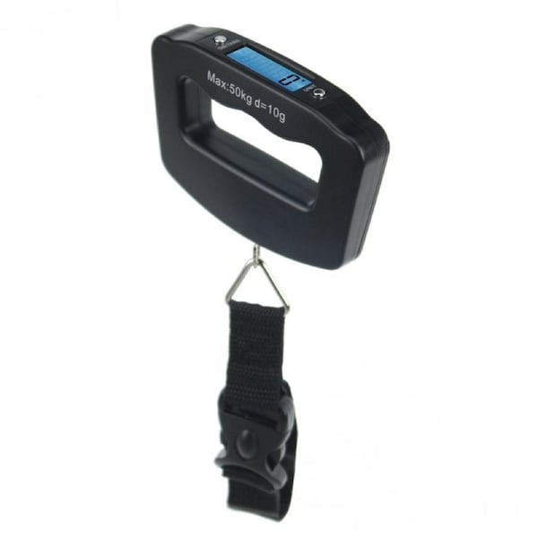 Portable Digital Backlit Lcd Electronic Scale 50Kg/10G Hanging Belt Luggage Weight