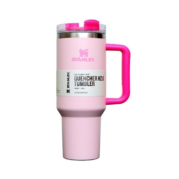 Stanley Quencher H2.0 Flow State Tumbler 40oz Cup - Flamingo Pink