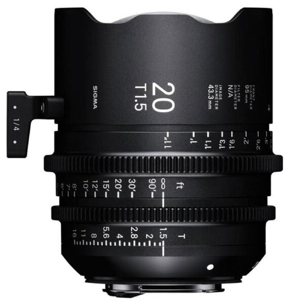 Sigma 20mm T1.5 FF High Speed Cine Lens - Canon EF