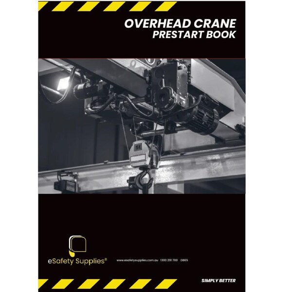Overhead Crane Prestart Checklist Books