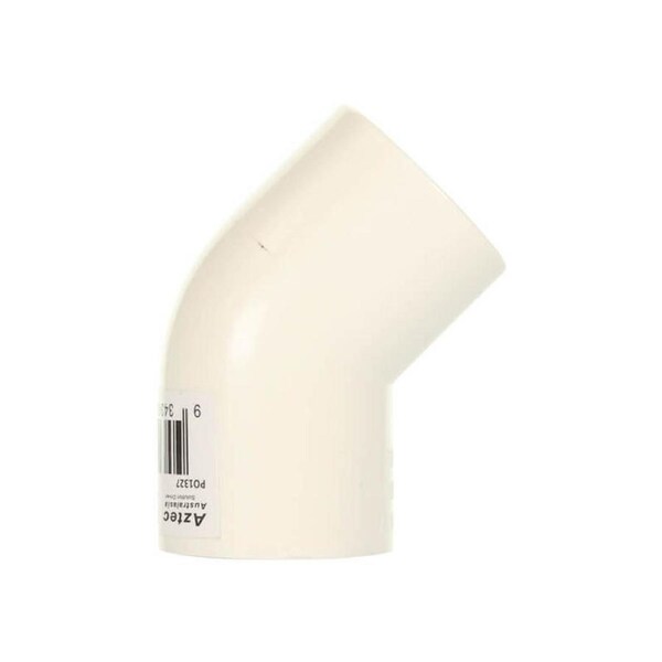 AC Direct PDP20-45E - 20mm Pressure Drain Pipe bend 45° Elbow - White