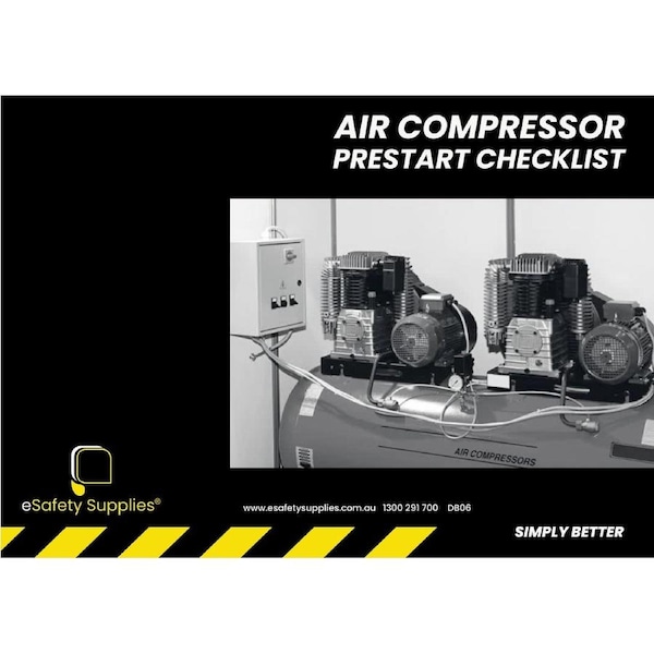 Air Compressor Prestart Checklist Books