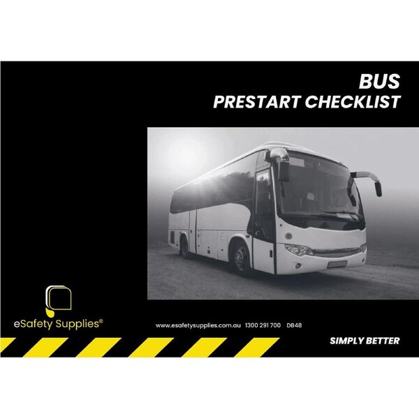 Bus Prestart Checklist Books