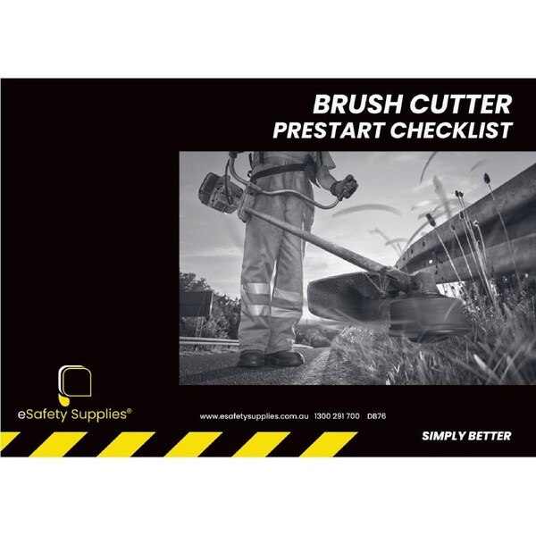 Brush Cutter Prestart Books