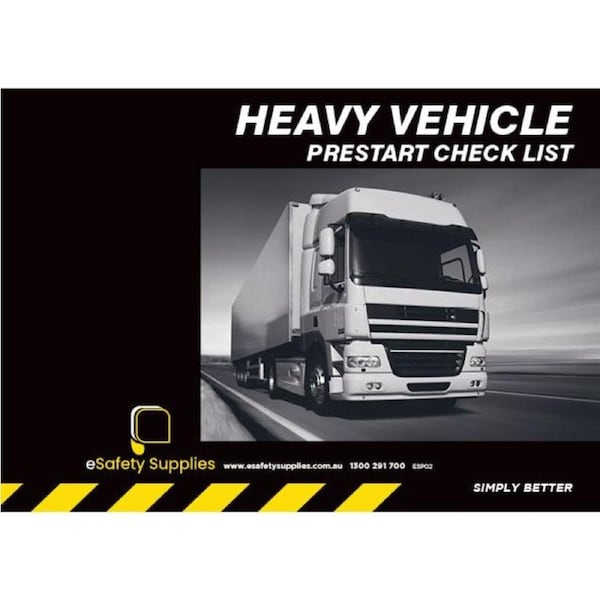 Heavy Vehicle Prestart Checklist Books