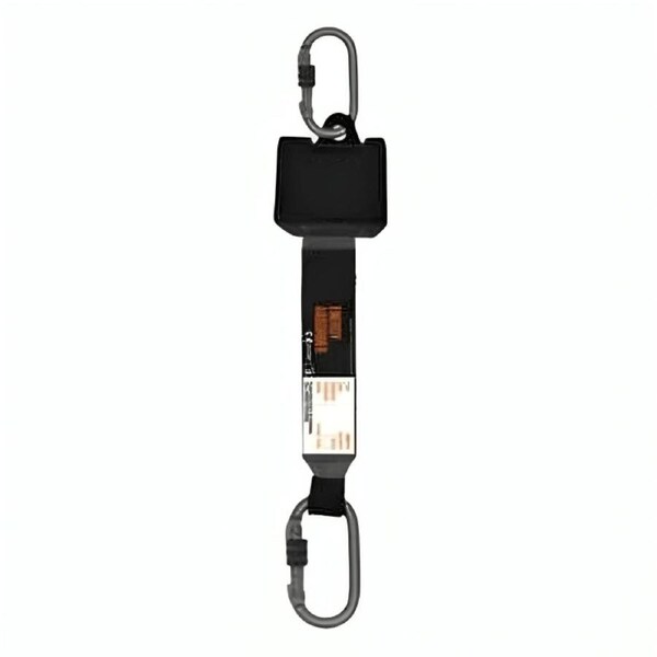 Self Retracting 2.5m Webbing Lanyard With Hardware Ks X2