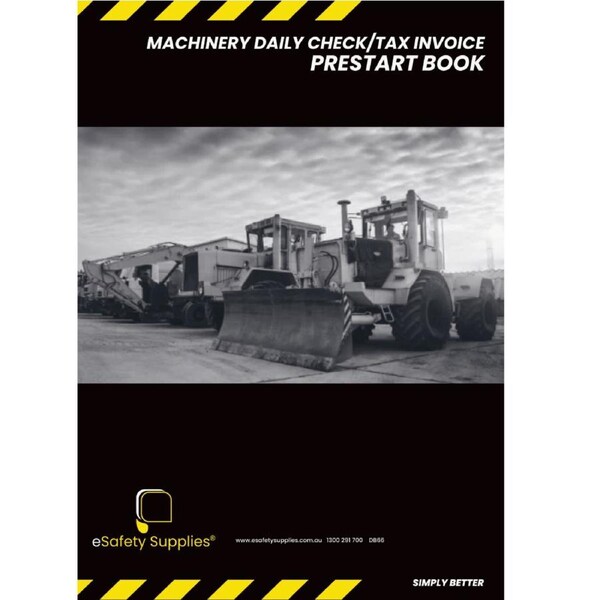 Machinery Daily Check / Tax Invoice Prestart Book