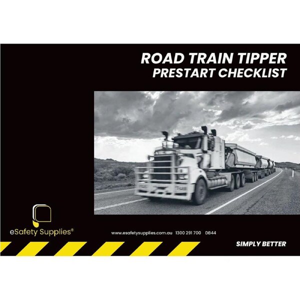Road Train Tipper Prestart Checklist Books