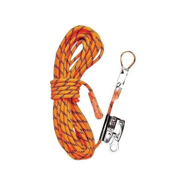 Kernmantle Rope With Thimble Eye & Rope Grab 15m