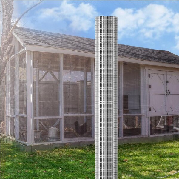 i.Pet Poultry Chicken Fence Pet Netting Wire Mesh Roll Duck Goose Coop 15Mx120CM
