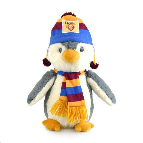 AFL Plush Penguin 27cm Brisbane Lions Official Collectibles 500273235