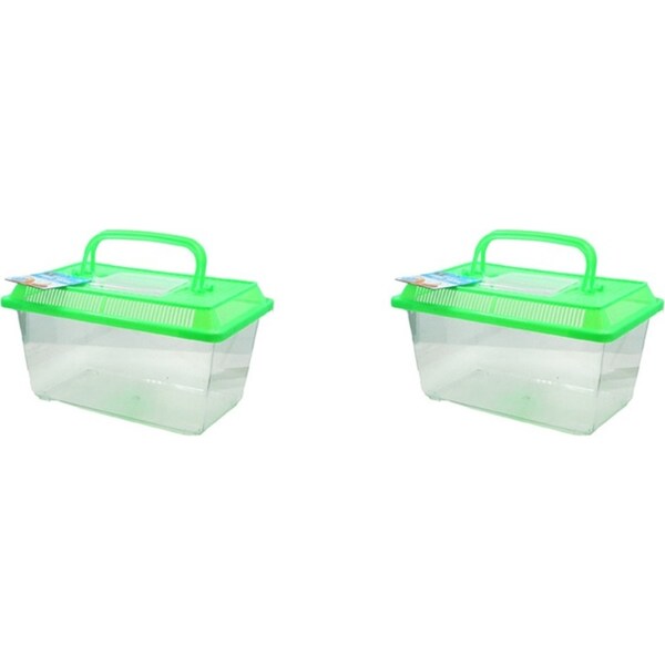 2x Dudley's World Of Pets Portable On The Go Fish Tank Large Assorted