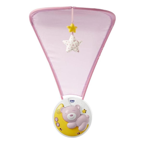 Chicco Toy Pink Next2Moon Baby/Nursery Cot Mobile/Projector Musical Lullaby 0m+