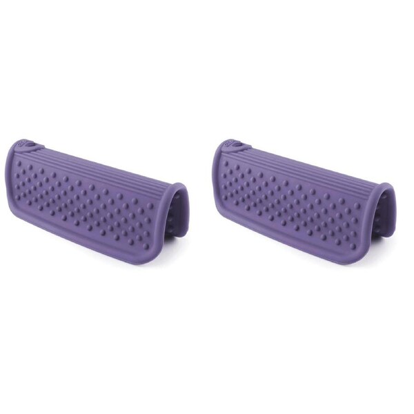 2x Dexas 15.5cm Silicone Pot/Pan Holder Protector Kitchen Cooking Accessory PRPL
