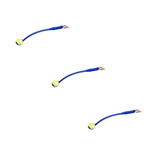 3x Dudley's World Of Pets Ball Chaser Pet Dog Outdoor Play Toy Assorted Set