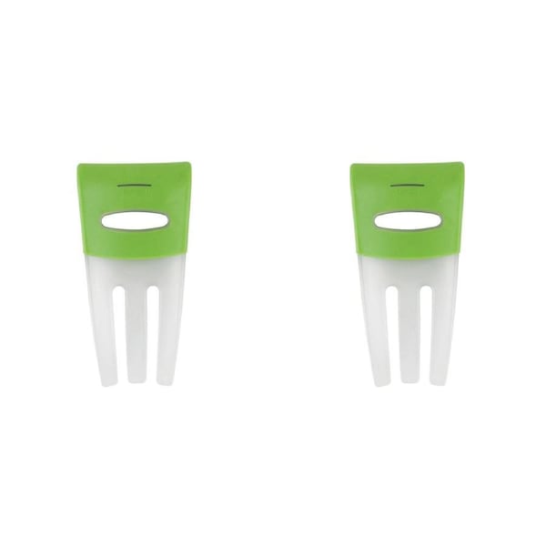 2x Dexas 26.5cm Silicone Salad Hands Fruit/Vegetable Mixer Kitchen Utensil Green