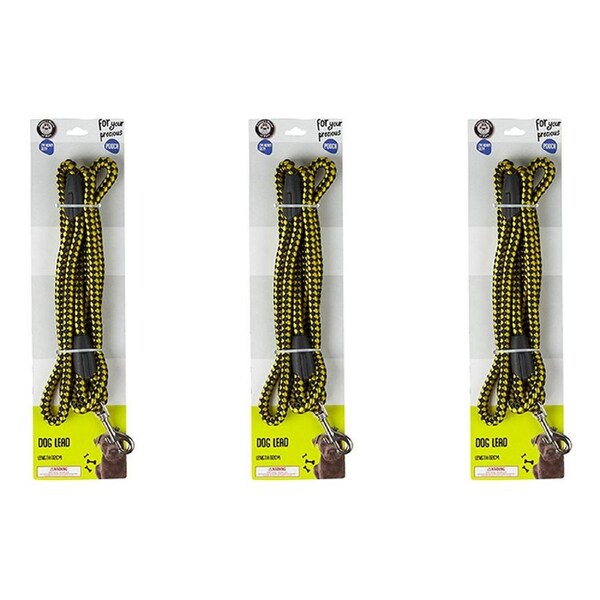 3x Dudley's World Of Pets Heavy Duty Durable Large Dog Walking Lead Assorted