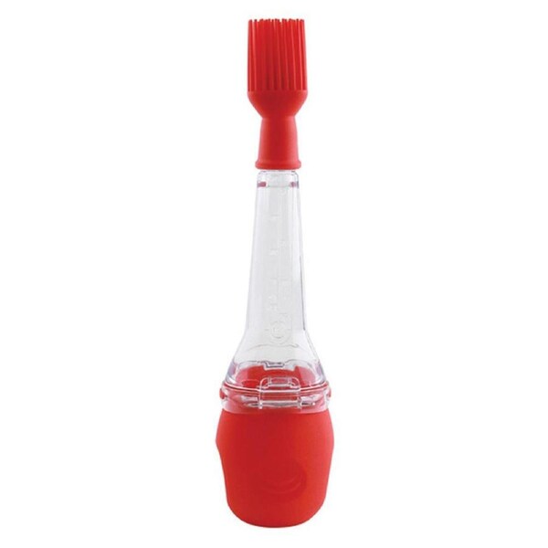 Dexas Silicone 36.5cm Fill A Baster Cooking Barbecue Basting Brush Utensil Red