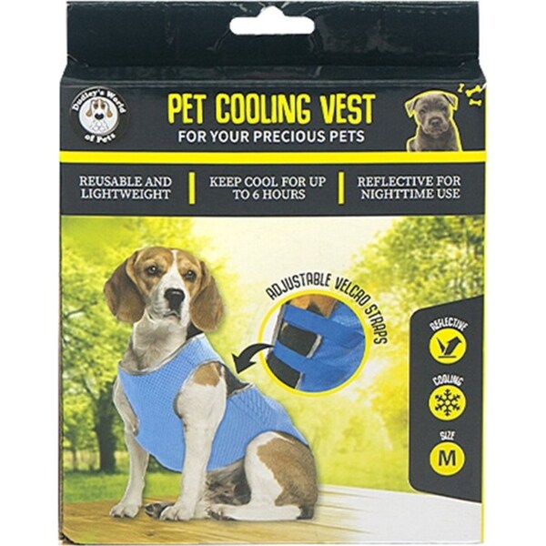 Dudley's World Of Pets Dog/Cat/Pet Care Portable Walking Cooling Vest- Medium