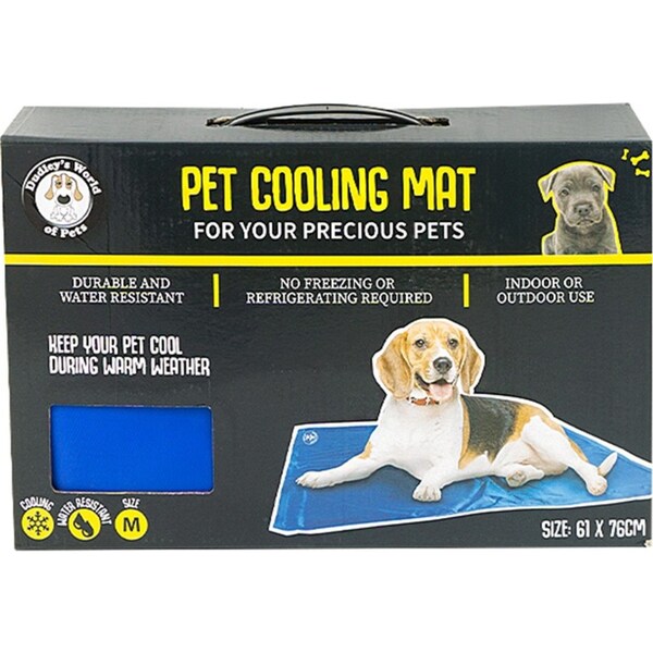 Dudley's World Of Pets Dog/Cat/Pet Care Cooling Mat Pad Medium 61x76cm