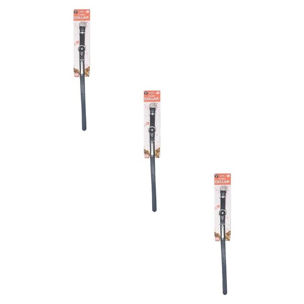 3x Dudley's World Of Pets Stylish Small Faux Leather Dog Pet Collar Assorted